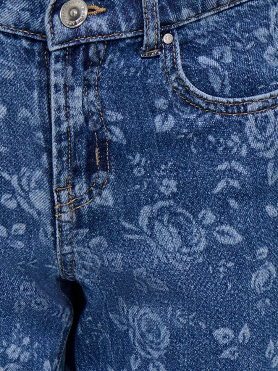 KOGHOPE Høj talje Wide leg fit Ankellængde Jeans Børn Tøj·Jeans