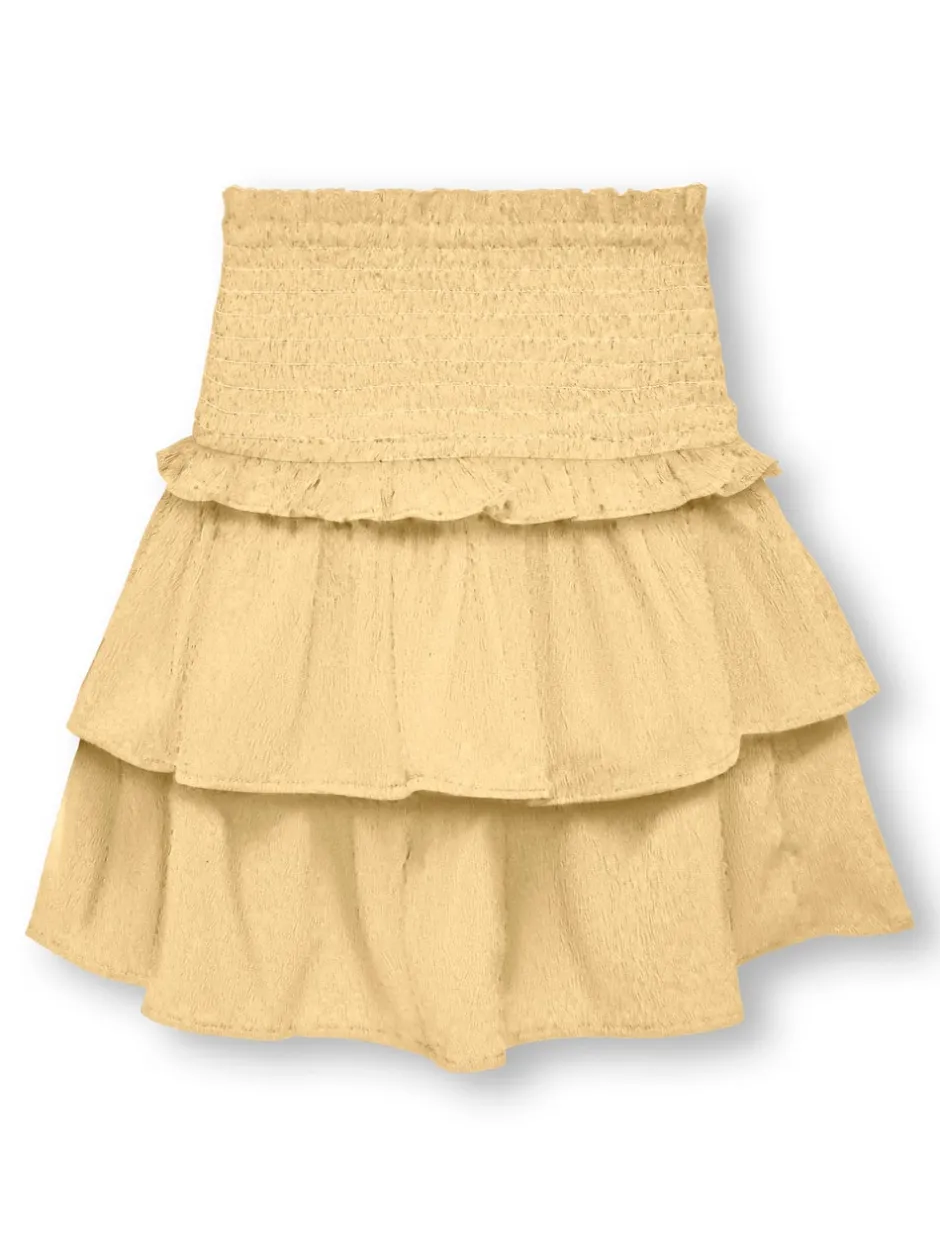 Outlet KOGIDA-AMANDA Mellemhøj talje Loose fit Skorts Børn Tøj·Shorts