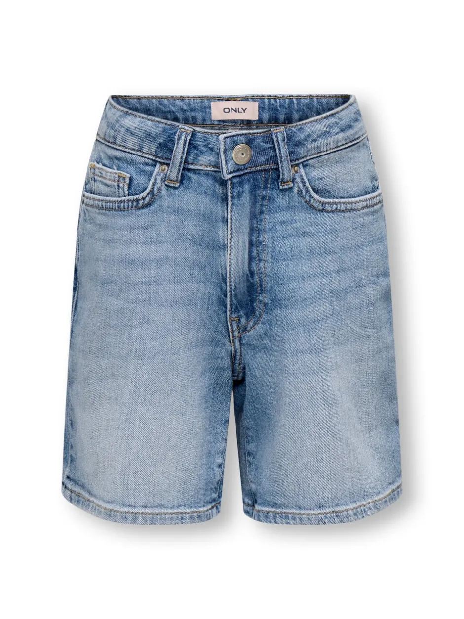 Clearance KOGJOSEPHINE Høj talje Regular fit Denim-shorts Børn Tøj·Shorts