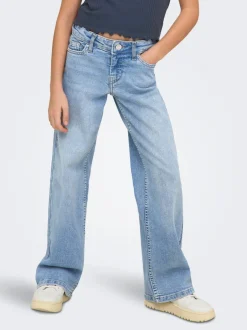 KOGJUDY-O Lav talje Wide leg fit Jeans Børn Tøj·Jeans