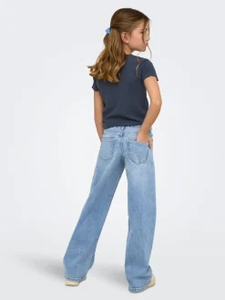 KOGJUDY-O Lav talje Wide leg fit Jeans Børn Tøj·Jeans