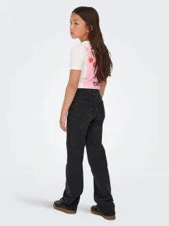 Discount KOGJUICY Høj talje Wide leg fit Jeans Børn Tøj·Jeans