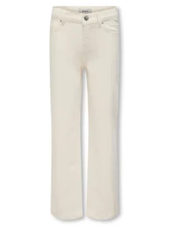 Clearance KOGJUICY Høj talje Wide leg fit Cropped Jeans Børn Tøj·Jeans