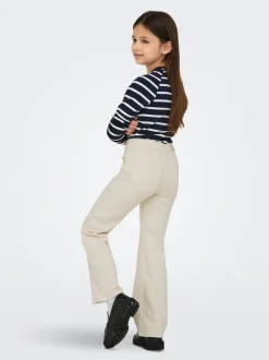 Clearance KOGJUICY Høj talje Wide leg fit Cropped Jeans Børn Tøj·Jeans
