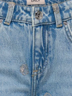 New KOGJUICY Høj talje Wide leg fit Jeans Børn Tøj·Jeans