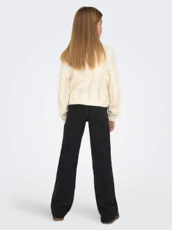 New KOGJUICY Wide leg fit Jeans Børn Tøj·Jeans