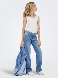Online KOGJULLES Lav talje Straight fit Jeans Børn Tøj·Jeans