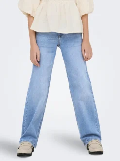 New KOGJULLES Lav talje Straight fit Jeans Børn Tøj·Jeans