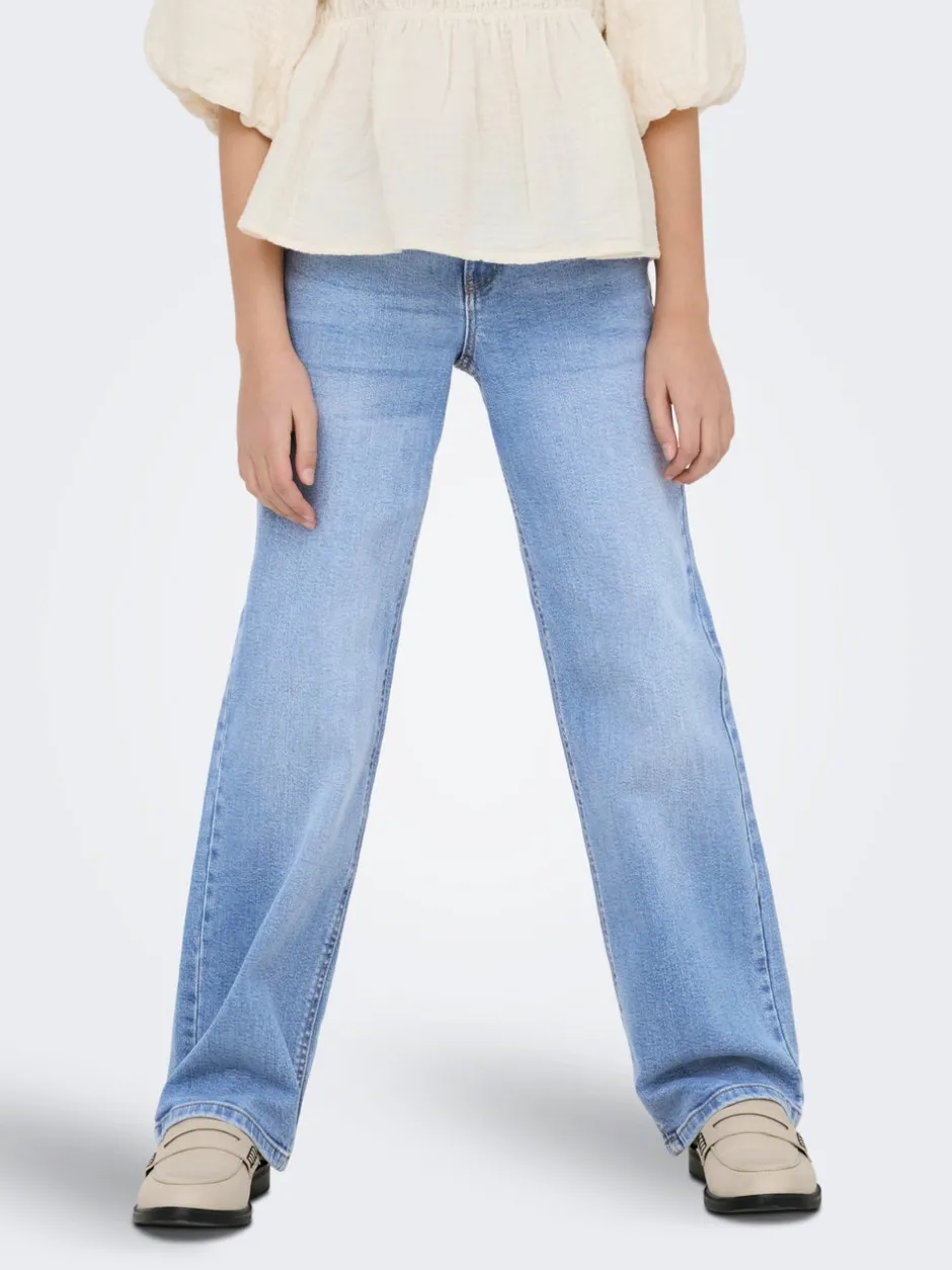 New KOGJULLES Lav talje Straight fit Jeans Børn Tøj·Jeans