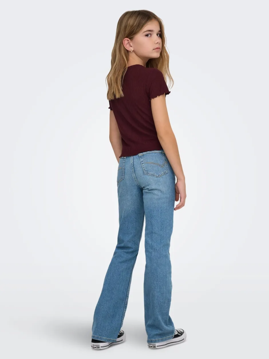 KOGLAOLA Høj talje Flared fit Jeans Børn Tøj·Jeans