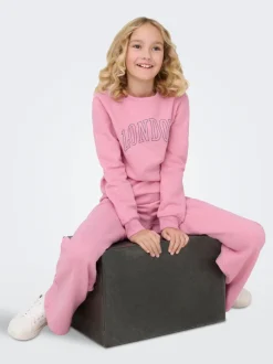 Discount KOGLINNA Wide leg fit Sweatpants Børn Tøj·Sweatshirts|Tøj·Bukser