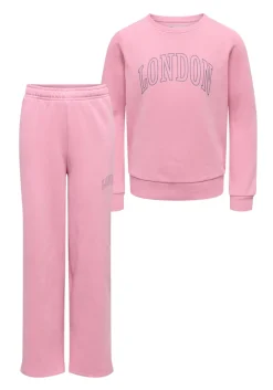 Discount KOGLINNA Wide leg fit Sweatpants Børn Tøj·Sweatshirts|Tøj·Bukser