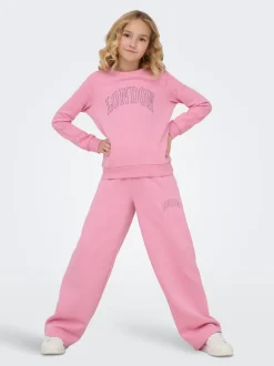 Discount KOGLINNA Wide leg fit Sweatpants Børn Tøj·Sweatshirts|Tøj·Bukser