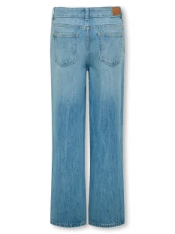 Sale KOGLOPEZ Lav talje Wide leg fit Ankellængde Jeans Børn Tøj·Jeans