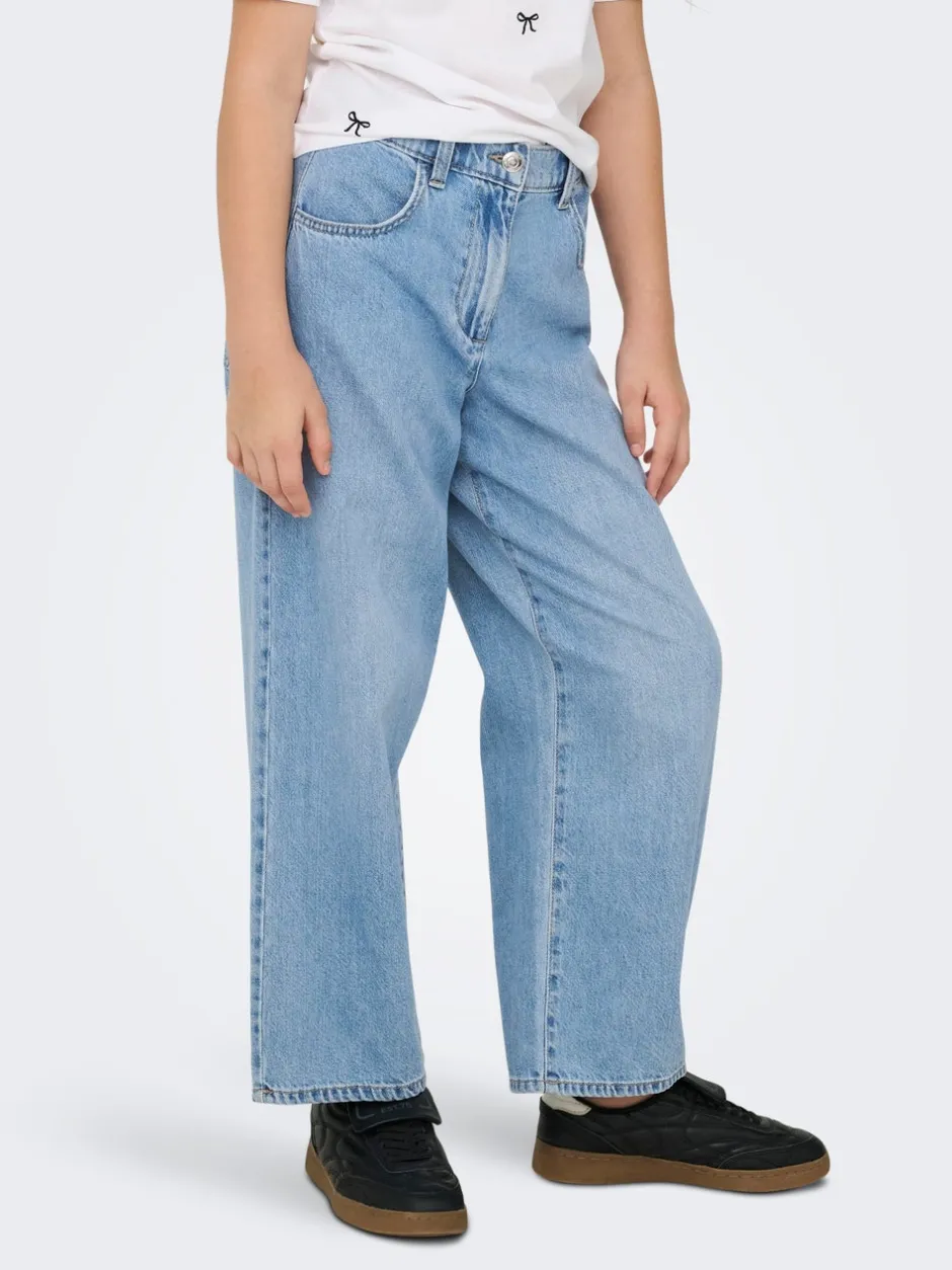 Clearance KOGLUMI Høj talje Mom fit Jeans Børn Tøj·Jeans
