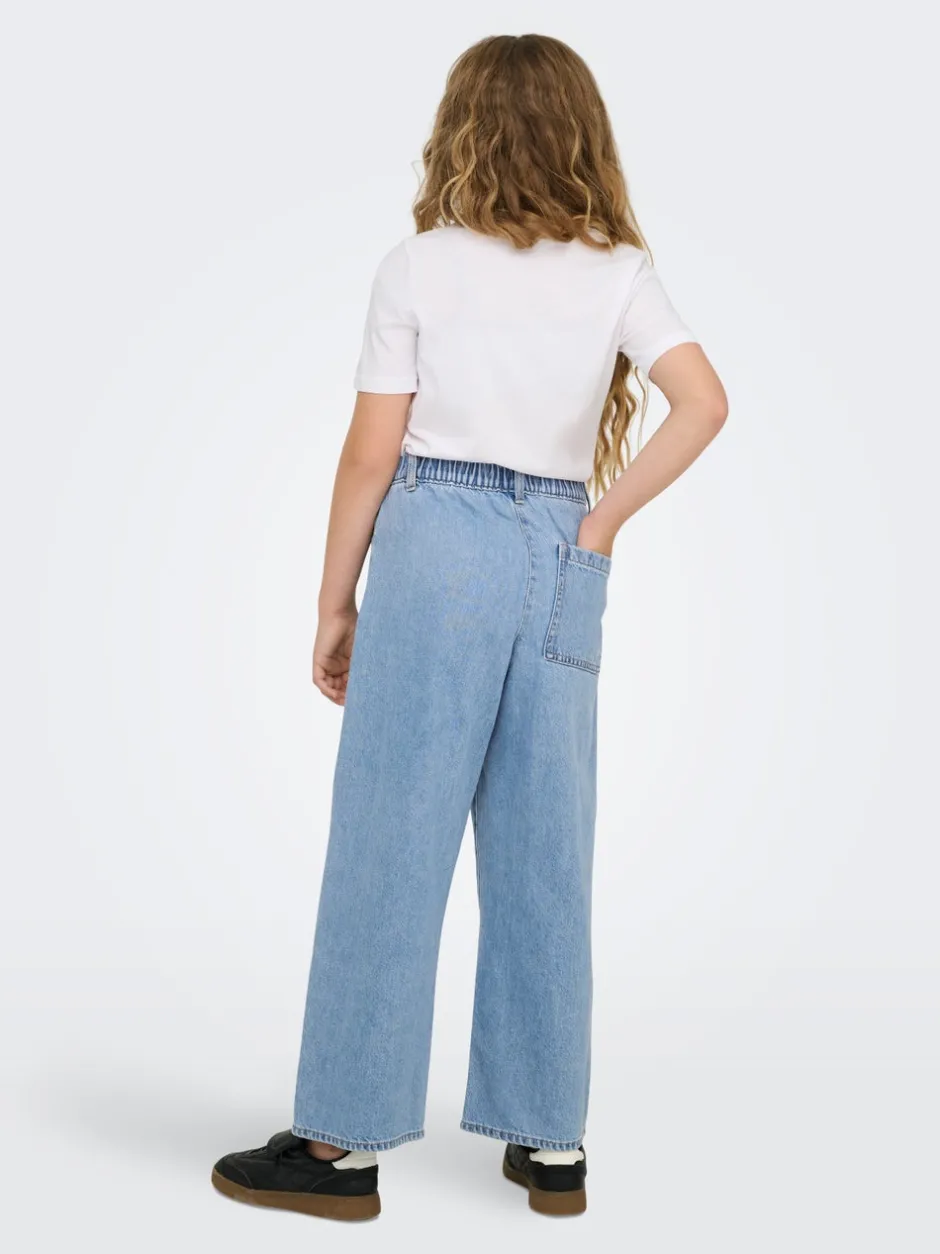 Clearance KOGLUMI Høj talje Mom fit Jeans Børn Tøj·Jeans