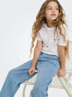Clearance KOGLUMI Høj talje Mom fit Jeans Børn Tøj·Jeans