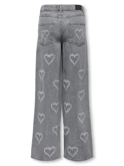 Discount KOGLUMI Høj talje Wide leg fit Jeans Børn Tøj·Jeans