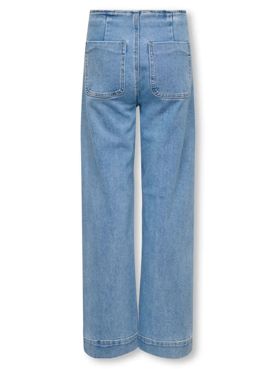 KOGMADELINE Høj talje Wide leg fit Jeans Børn Tøj·Jeans