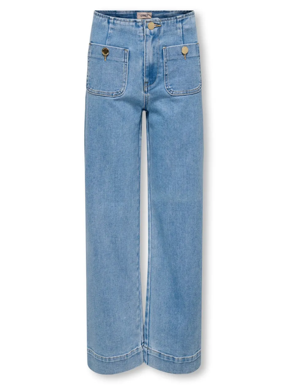 KOGMADELINE Høj talje Wide leg fit Jeans Børn Tøj·Jeans
