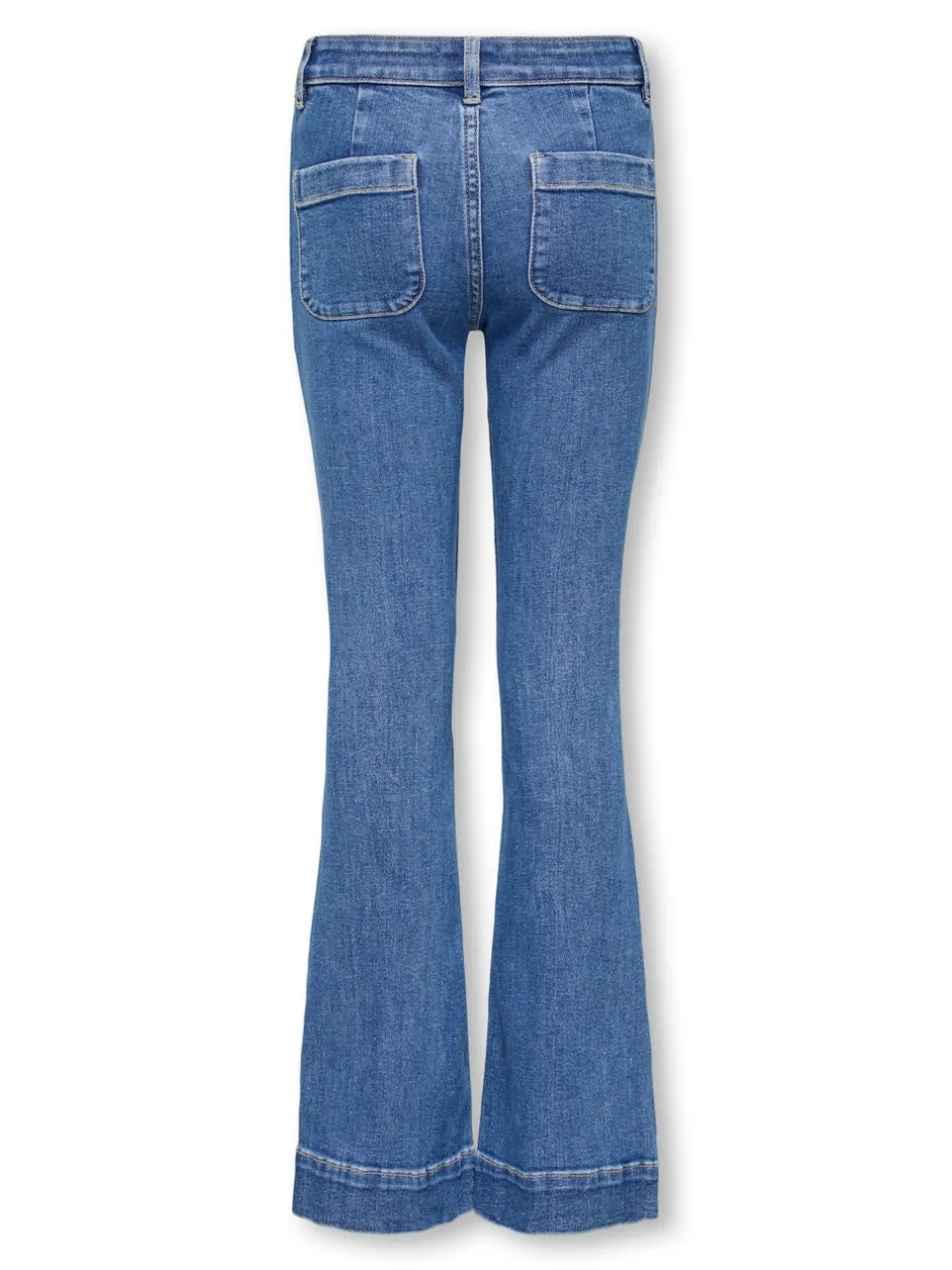 Clearance KOGMADISON Høj talje Flared fit Jeans Børn Tøj·Jeans