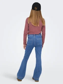 Clearance KOGMADISON Høj talje Flared fit Jeans Børn Tøj·Jeans