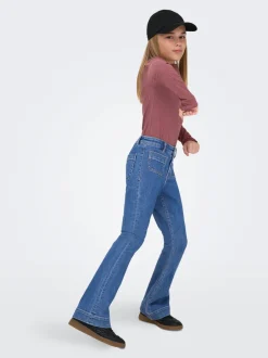 Clearance KOGMADISON Høj talje Flared fit Jeans Børn Tøj·Jeans