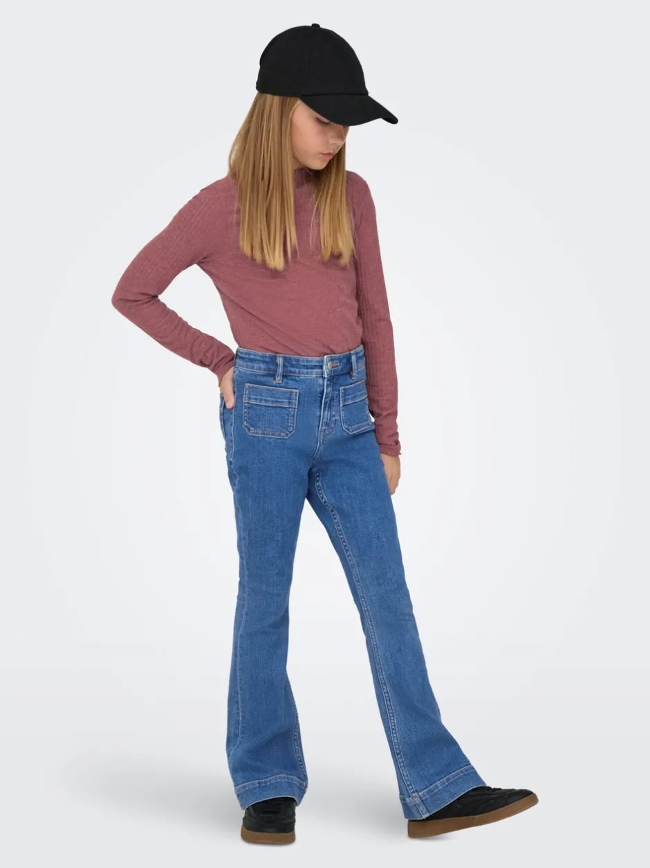 Clearance KOGMADISON Høj talje Flared fit Jeans Børn Tøj·Jeans