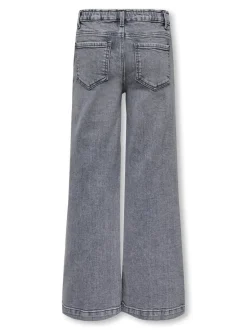 Outlet KOGNEW Mellemhøj talje Wide leg fit Jeans Børn Tøj·Jeans