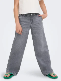 Outlet KOGNEW Mellemhøj talje Wide leg fit Jeans Børn Tøj·Jeans