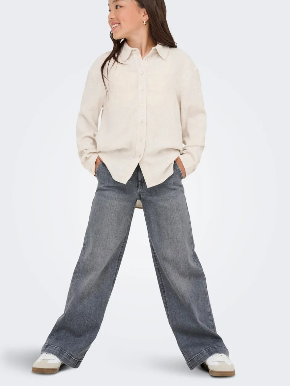 Outlet KOGNEW Wide leg fit Jeans Børn Tøj·Jeans