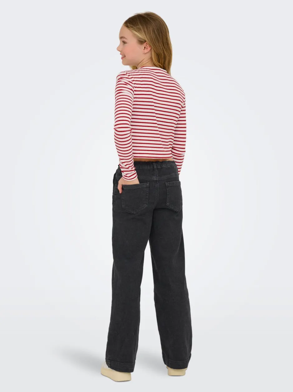 New KOGNEW Wide leg fit Jeans Børn Tøj·Jeans