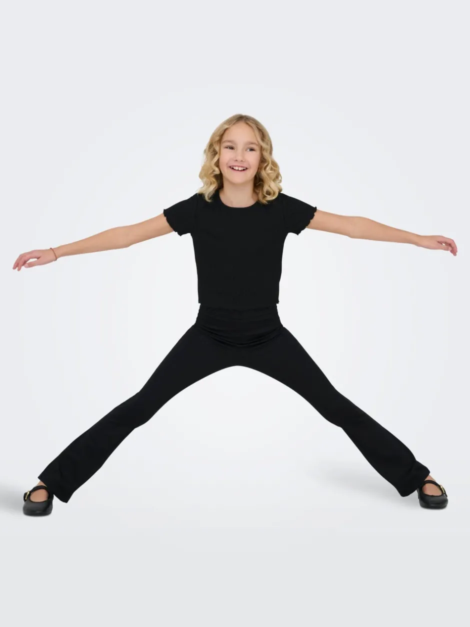 Clearance KOGPAIGE Flared fit Leggings Børn Tøj·Bukser
