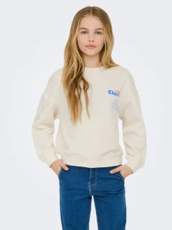 New KOGPHILEA Sweatshirt Børn Tøj·Sweatshirts