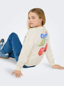New KOGPHILEA Sweatshirt Børn Tøj·Sweatshirts