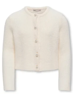 New KOGPIUMO Cardigan Børn Tøj·Strik & Cardigans