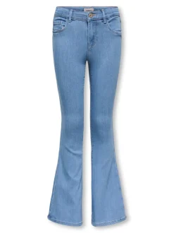 Outlet KOGRAIN Mellemhøj talje Flared fit Jeans Børn Tøj·Jeans