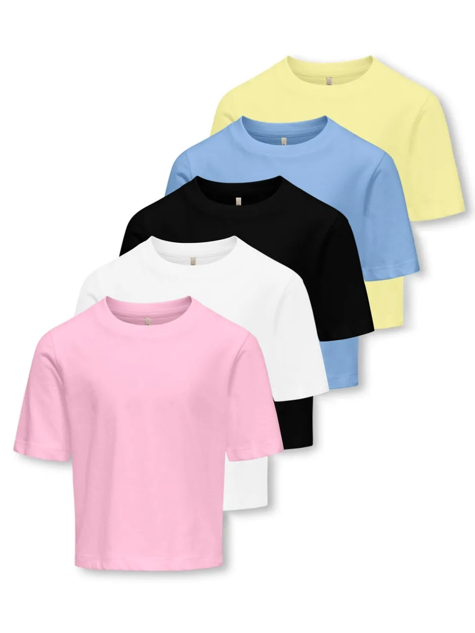 Discount KOGREX 5-pack T-shirt Børn Tøj·Toppe