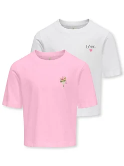 Online KOGREX 2-pack T-shirt Børn Tøj·Toppe