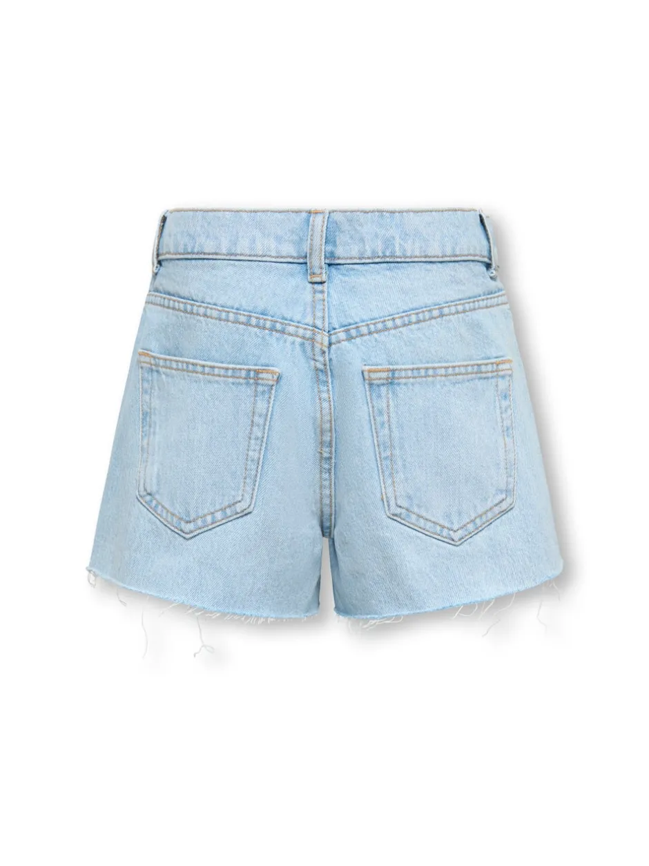 Online KOGROBYN Høj talje Regular fit Denim-shorts Børn Tøj·Shorts