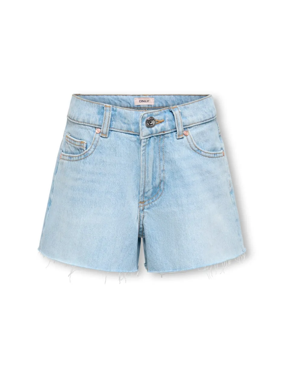 Online KOGROBYN Høj talje Regular fit Denim-shorts Børn Tøj·Shorts