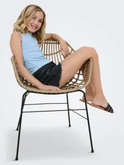 Hot KOGROBYN Straight fit Denim-shorts Børn Tøj·Shorts