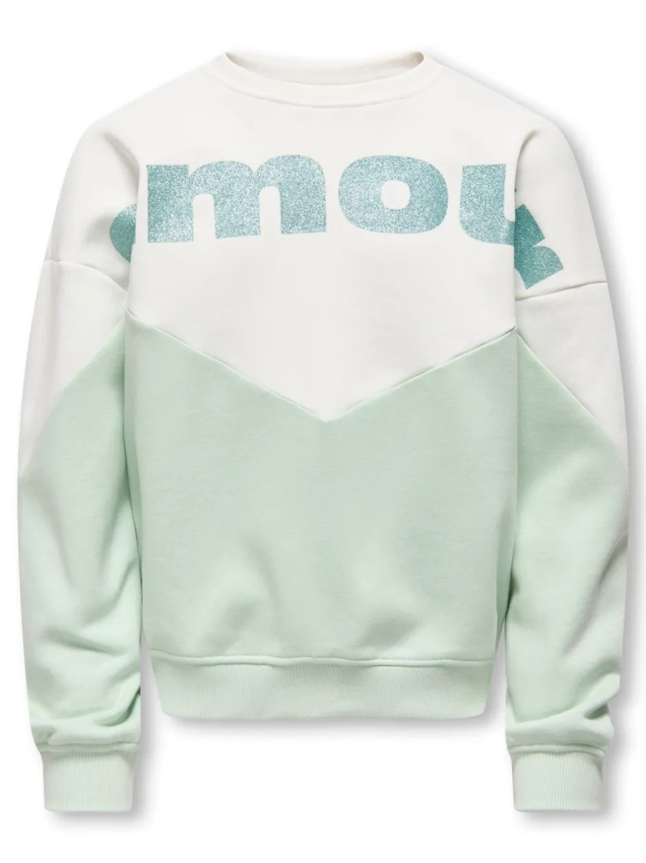 New KOGRUNA-MENA Sweatshirt Børn Tøj·Sweatshirts