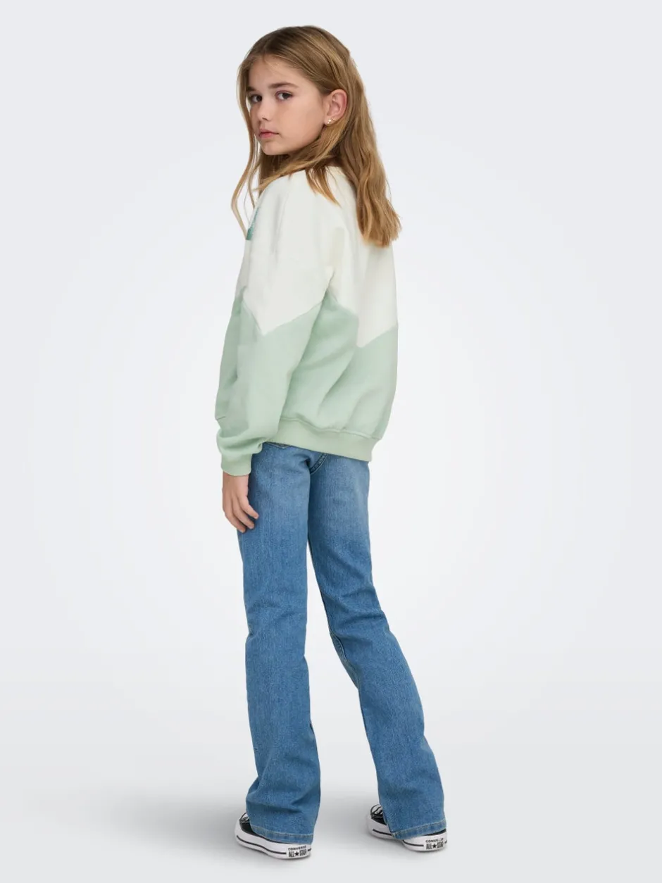 New KOGRUNA-MENA Sweatshirt Børn Tøj·Sweatshirts