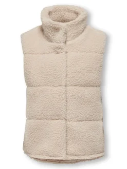 KOGSANDRA Teddy-vest Børn Tøj·Jakker Og Frakker