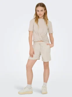 New KOGSIESTA Loose fit Hør Shorts Børn Tøj·Shorts