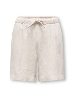 New KOGSIESTA Loose fit Hør Shorts Børn Tøj·Shorts