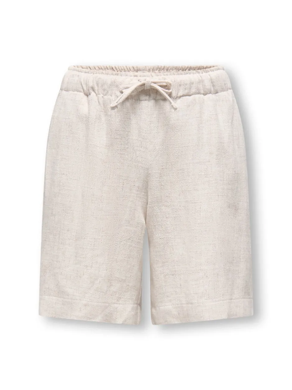 New KOGSIESTA Loose fit Hør Shorts Børn Tøj·Shorts