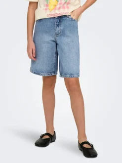 New KOGSONNY Høj talje Regular fit Denim-shorts Børn Tøj·Shorts