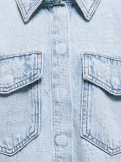 New KOGSOPHIE Denim-skjorte Børn Tøj·Toppe|Tøj·Skjorter